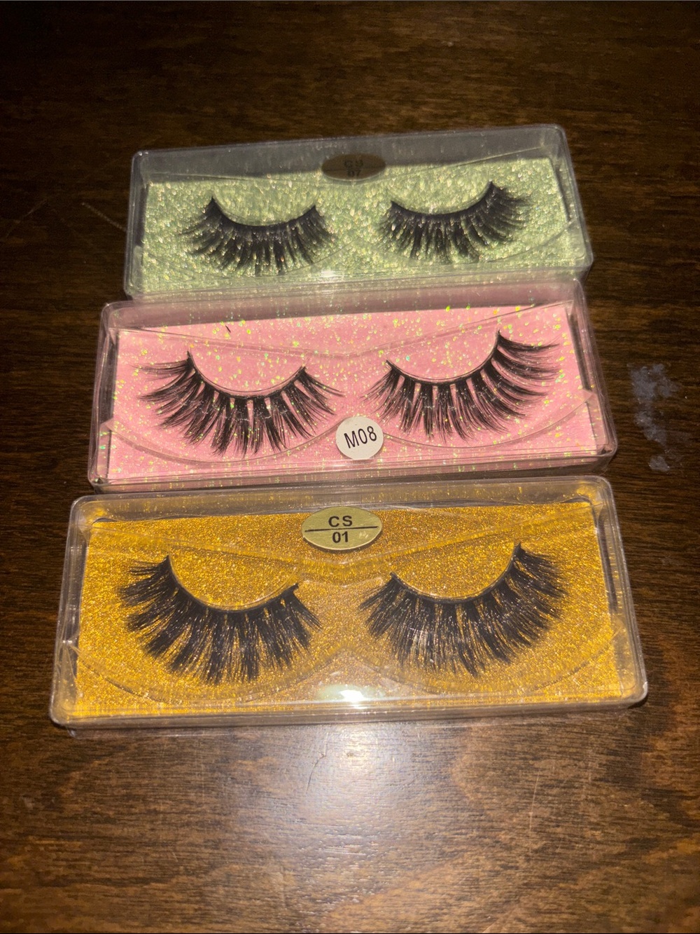 Voluminous Black False Eyelash Set – Trio Pack
